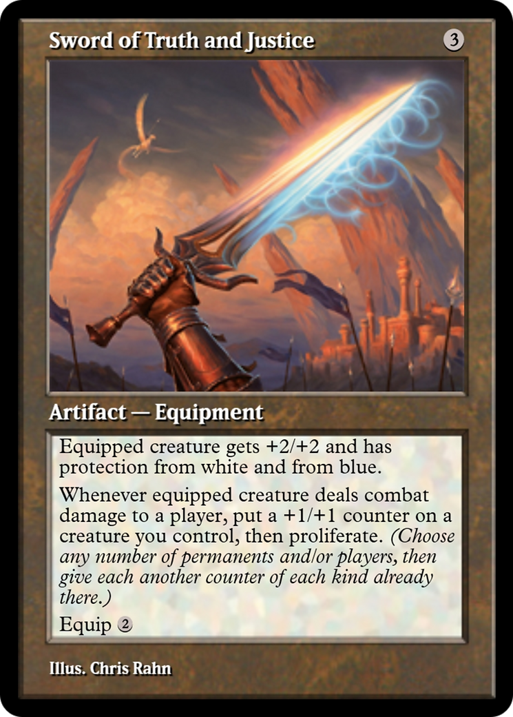 Sword of Truth and Justice (PRM-91367) - Magic Online Promos