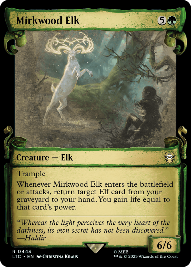 Mirkwood Elk (LTC-443) - Tales of Middle-earth Commander: (Showcase) Foil