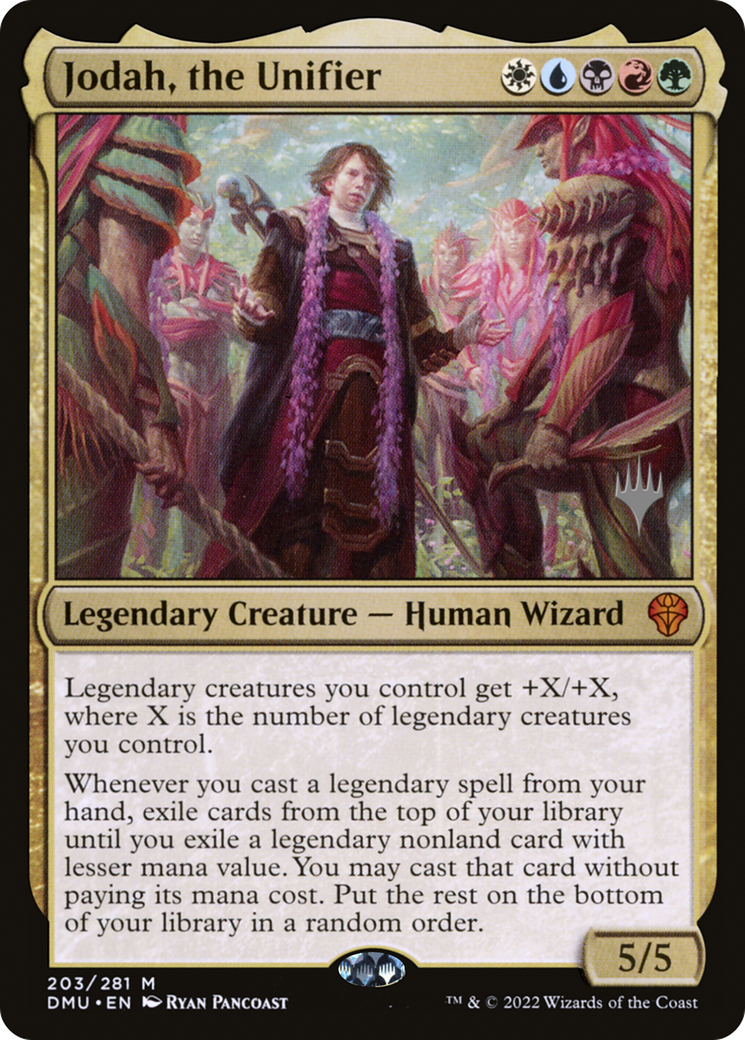 Jodah, the Unifier (PPDMU-203) - Dominaria United Promos