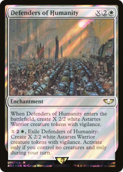 Defenders of Humanity (40K-011) - Warhammer 40,000 Commander Foil