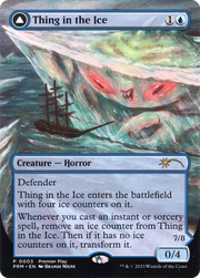 Thing in the Ice // Awoken Horror (PTP-003) - Regional Championship Qualifiers 2023: (convertdfc) (Borderless)