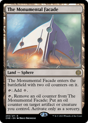 The Monumental Facade (PPONE-255P) - Phyrexia: All Will Be One Promos
