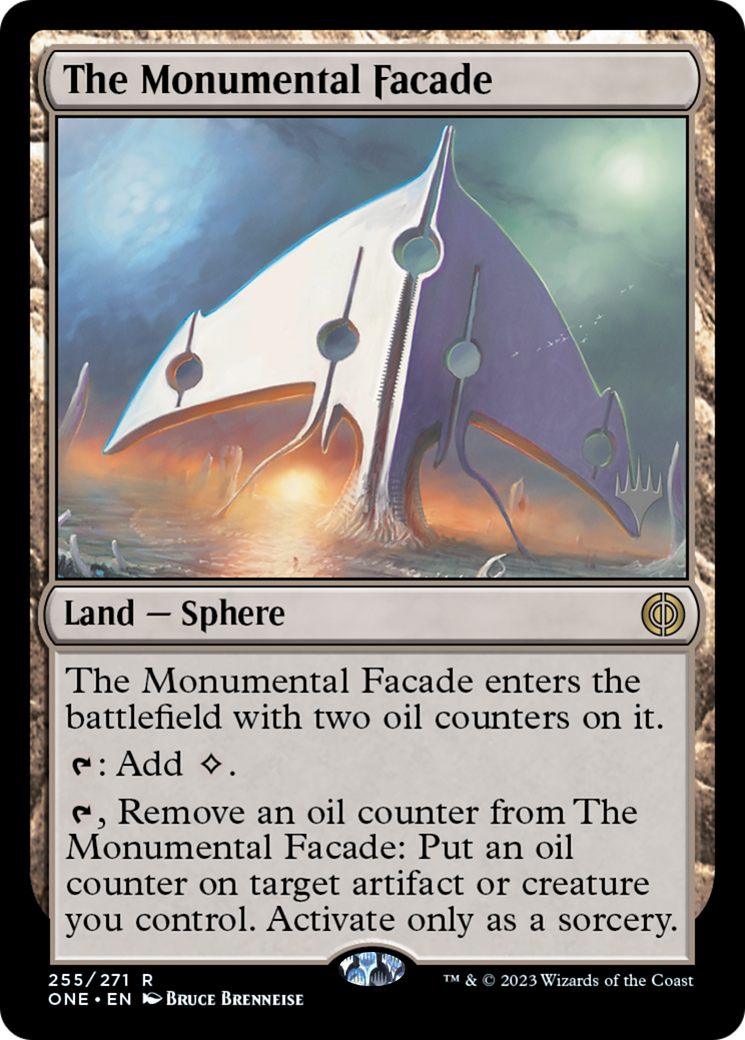 The Monumental Facade (PPONE-255P) - Phyrexia: All Will Be One Promos