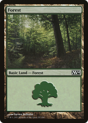 Forest (M14-247) - Magic 2014 Foil