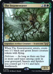 The Swarmweaver (PRE-236) - Duskmourn: House of Horror Promos Foil