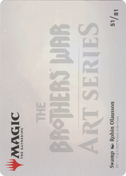 Swamp // Swamp (ABRO-051) - The Brothers' War Art Series (Borderless)
