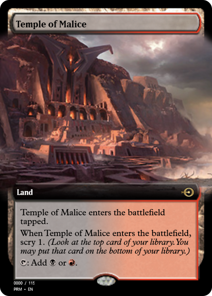 Temple of Malice (PRM-79875) - Magic Online Promos Foil