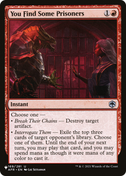 You Find Some Prisoners (LIST-AFR-169) - The List