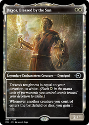 Daxos, Blessed by the Sun (PRM-79869) - Magic Online Promos: (enchantment) Foil