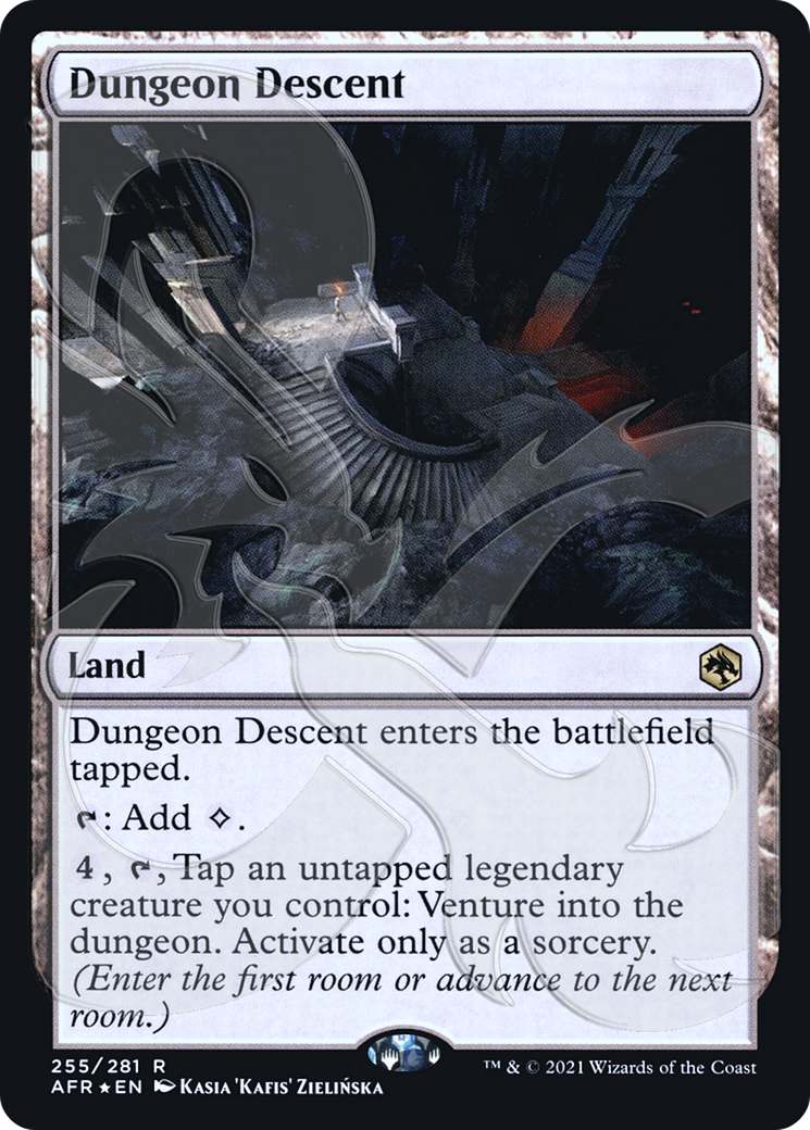 Dungeon Descent (AFR&-255) - Adventures in the Forgotten Realms Promos Foil