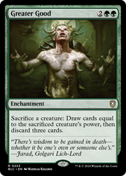 Greater Good (BLC-223) - Bloomburrow Commander