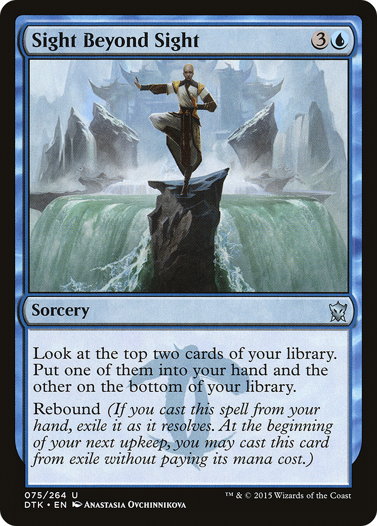Sight Beyond Sight (DTK-075) - Dragons of Tarkir Foil