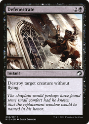 Defenestrate (MID-095) - Innistrad: Midnight Hunt Foil