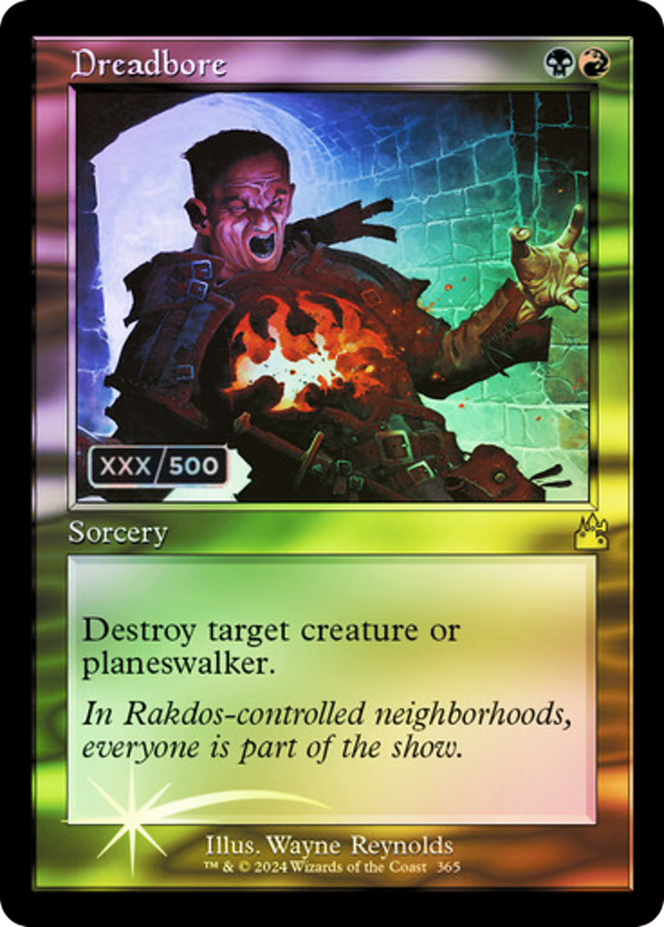 Dreadbore (RVR-365) - Ravnica Remastered Foil