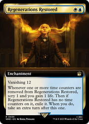 Regenerations Restored (WHO-435) - Doctor Who: (Extended Art) Foil