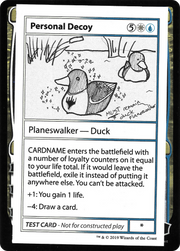 Personal Decoy (CMB1-096) - Mystery Booster Playtest Cards 2021