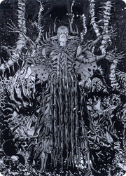 Nissa, Ascended Animist // Nissa, Ascended Animist (AONE-074) - Phyrexia: All Will Be One Art Series (Borderless) Foil