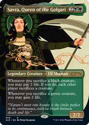 Savra, Queen of the Golgari (SLD-500) - Secret Lair Drop (Borderless)