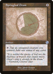 Springleaf Drum (BRR-118) - The Brothers' War Retro Artifacts Foil
