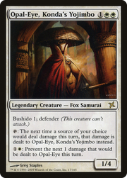 Opal-Eye, Konda's Yojimbo (BOK-017) - Betrayers of Kamigawa Foil