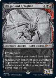 Dragonlord Kolaghan (SLD-1269) - Secret Lair Drop: (Showcase) Foil