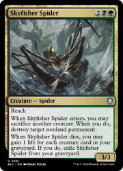 Skyfisher Spider (BLC-261) - Bloomburrow Commander