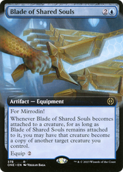 Blade of Shared Souls (ONE-378) - Phyrexia: All Will Be One: (Extended Art) Foil