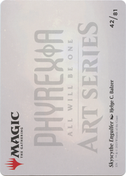 Skyscythe Engulfer // Skyscythe Engulfer (AONE-042) - Phyrexia: All Will Be One Art Series (Borderless) Foil