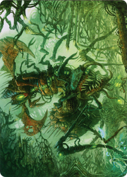 Skyscythe Engulfer // Skyscythe Engulfer (AONE-042) - Phyrexia: All Will Be One Art Series (Borderless)