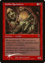 Goblin Spelunkers (7ED-193★) - Seventh Edition Foil