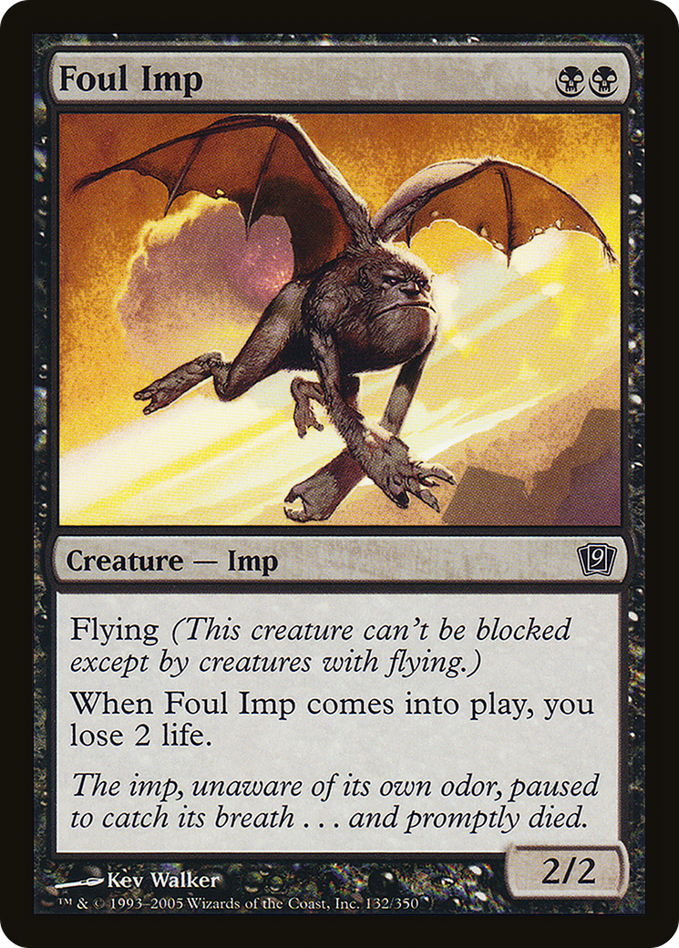 Foul Imp (9ED-132★) - Ninth Edition Foil