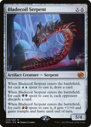 Bladecoil Serpent (PPBRO-229) - The Brothers' War Promos