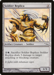 Soldier Replica (MRD-244) - Mirrodin Foil