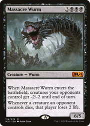 Massacre Wurm (M21-114) - Core Set 2021