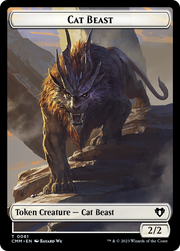 Cat Beast (TCMM-061) - Commander Masters Tokens Foil
