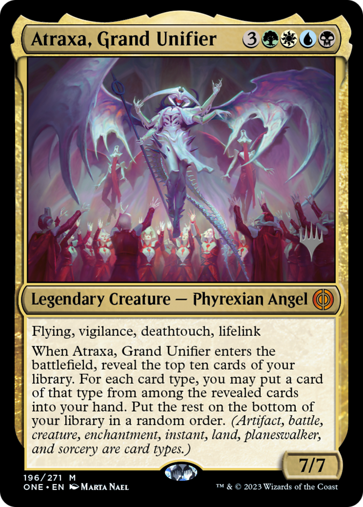 Atraxa, Grand Unifier (PPONE-196P) - Phyrexia: All Will Be One Promos