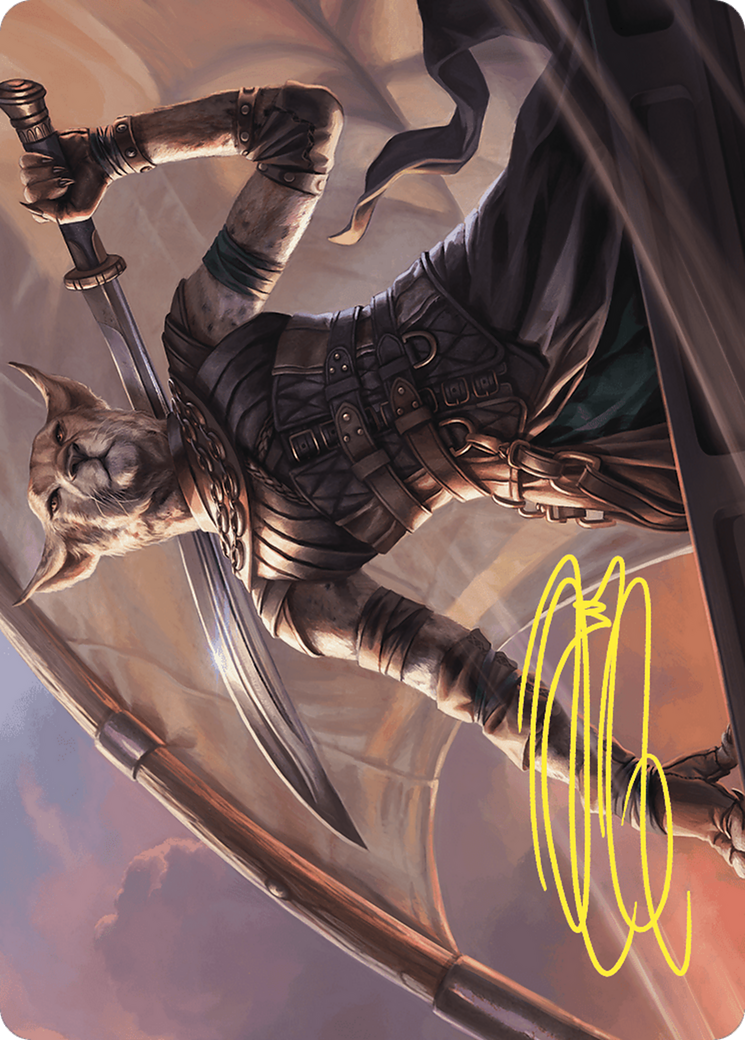 Mirri, Weatherlight Duelist // Mirri, Weatherlight Duelist (ACMM-028) - Commander Masters Art Series (Borderless) Foil