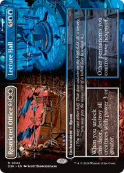 Restricted Office // Lecture Hall (DSK-342) - Duskmourn: House of Horror (Borderless) Foil