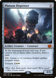 Platoon Dispenser (PPBRO-36P) - The Brothers' War Promos Foil