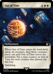 Out of Time (WHO-1058) - Doctor Who: (Extended Art) Foil