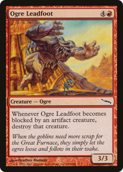 Ogre Leadfoot (MRD-102) - Mirrodin
