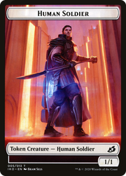 Human Soldier (IKO-005) - Ikoria: Lair of Behemoths Tokens