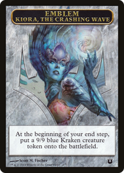 Kiora, the Crashing Wave Emblem (BNG-011) - Born of the Gods Tokens