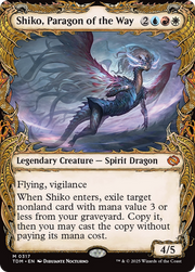 Shiko, Paragon of the Way (TDM-317) - Tarkir: Dragonstorm: (Showcase)