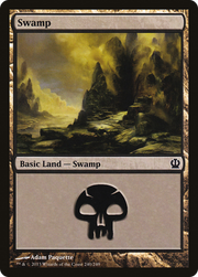 Swamp (THS-240) - Theros Foil