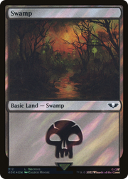 Swamp (40K-312) - Warhammer 40,000 Commander Foil
