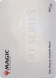 Time Warp // Time Warp (ASTX-069) - Strixhaven Art Series (Borderless) Foil