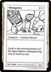 Metagamer (CMB1-008) - Mystery Booster Playtest Cards 2021