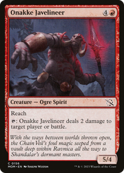 Onakke Javelineer (MOM-156) - March of the Machine Foil