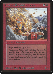 Dwarven Demolition Team (LEB-) - Limited Edition Beta